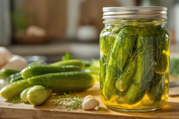 ile kalorii mają ogórki kiszone